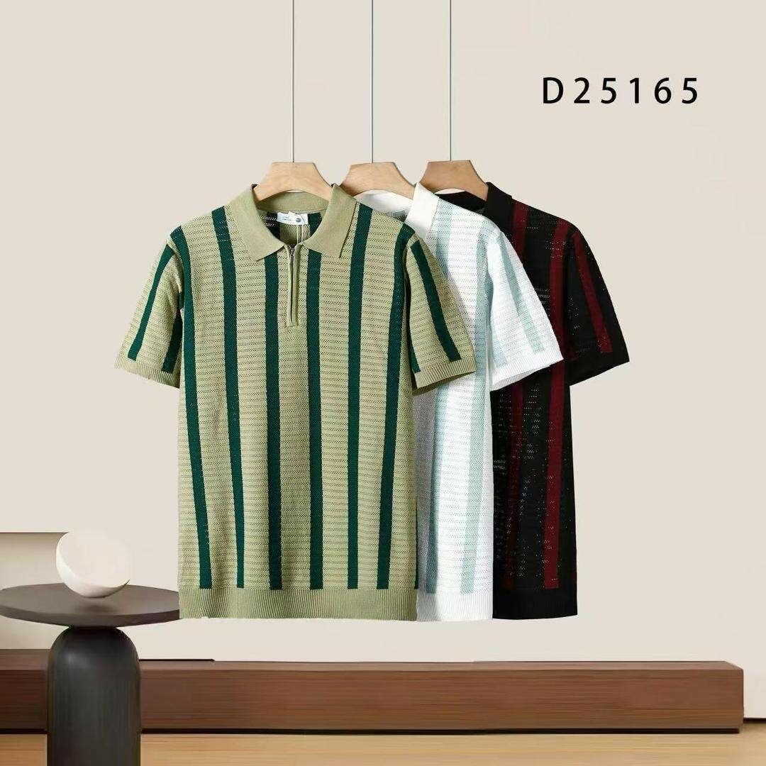 Polos rayés élégants hommes