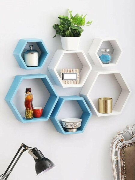 Wall shelves