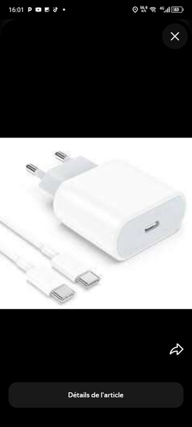 Chargeur Rapide USB-C