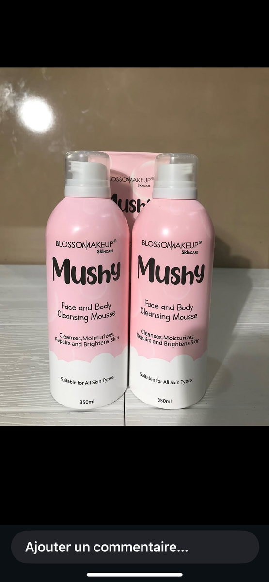 Mousses nettoyante visage et corps Blossomakeup Mushy