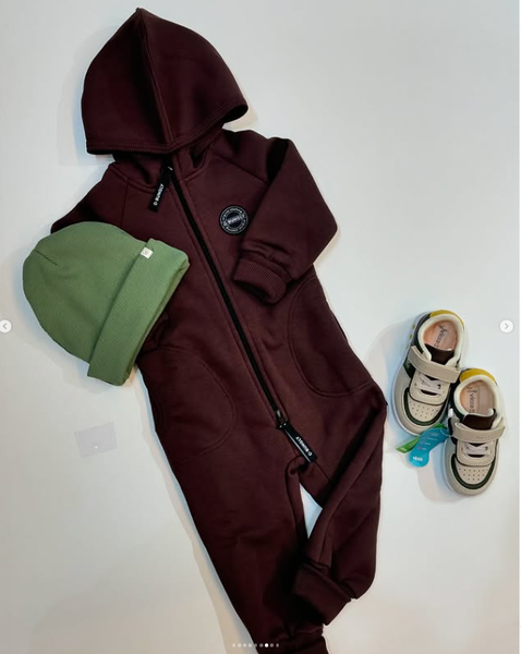  комбинезон из футера с мягким начесиком внутри.