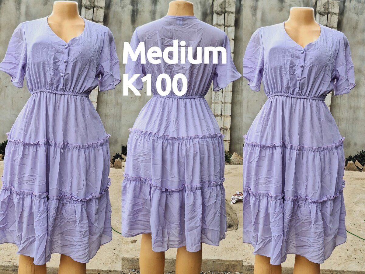 Beautiful and high-quality women's dress made of salaula silk