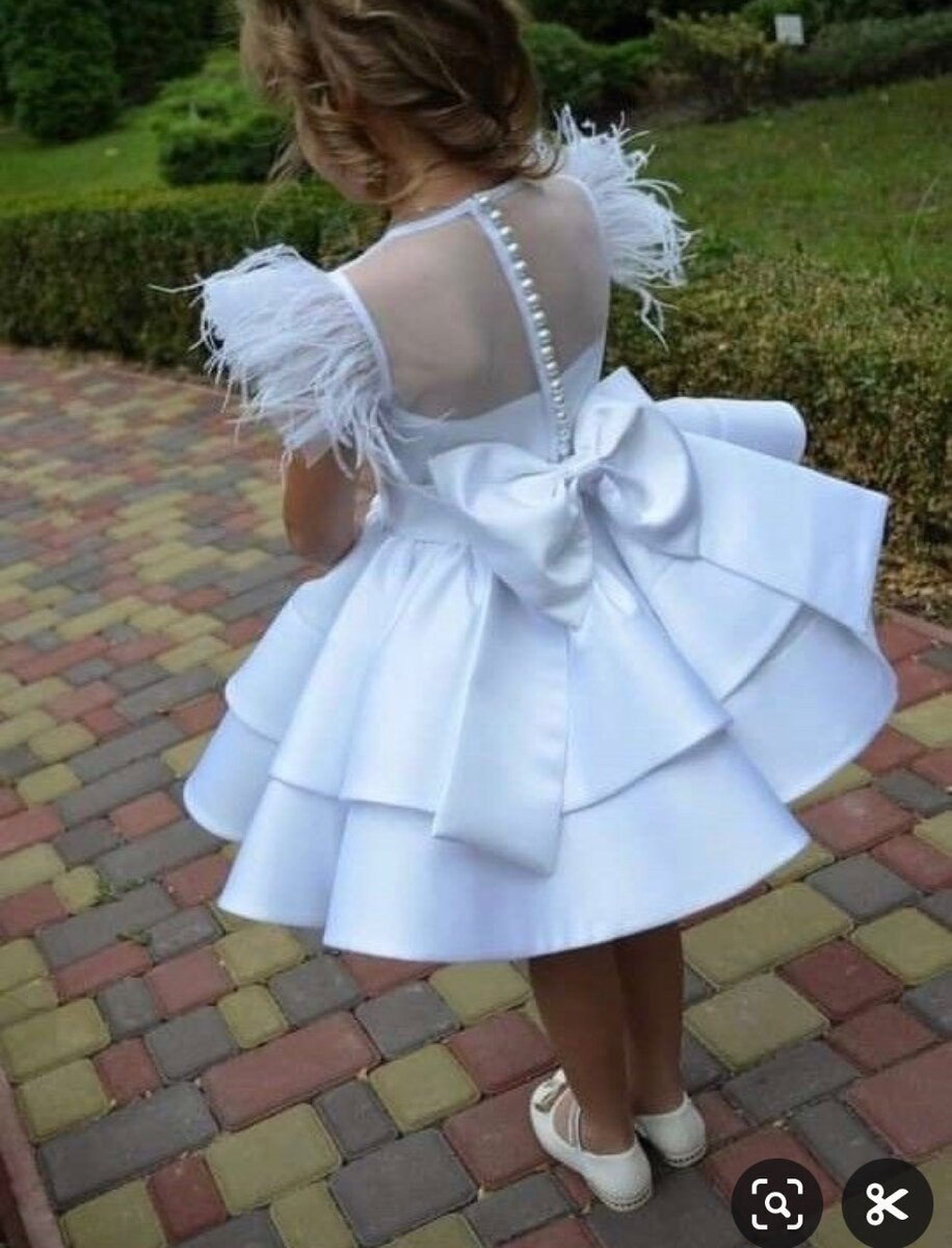 Kids white dresses