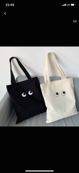 Sac cabas imprimé artistique