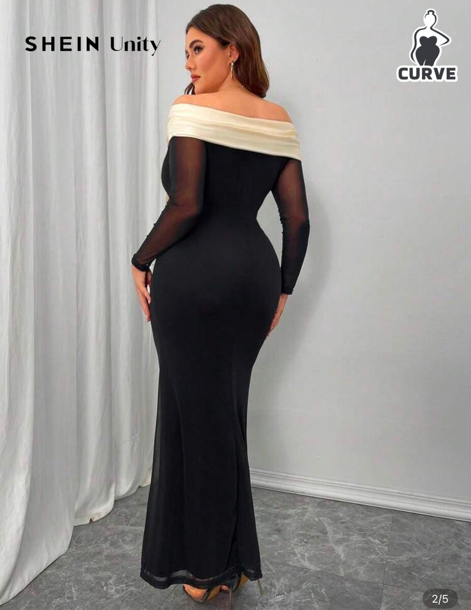 Robe de soirée élégante Curve