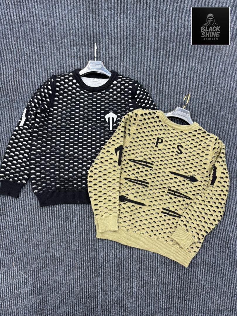 Pulls modernes motif géométrique