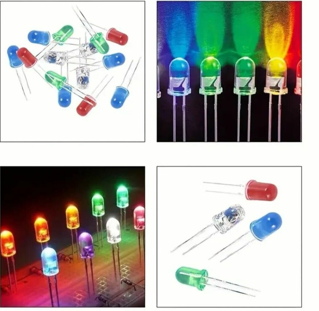 Boîte de 500 LED 5mm multicolores