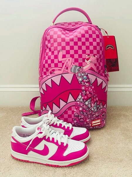 Sac à dos rose panthère