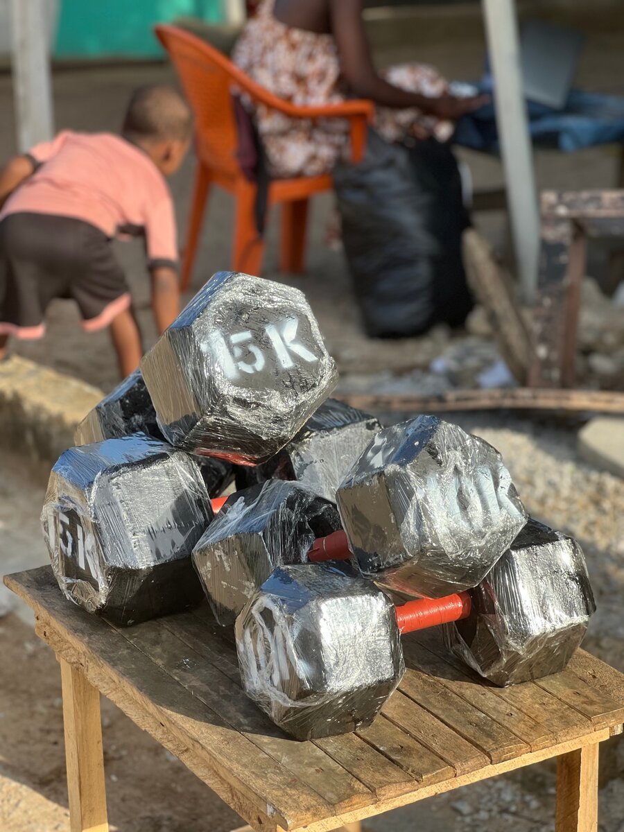 Kit haltères 15KG ET 10KG