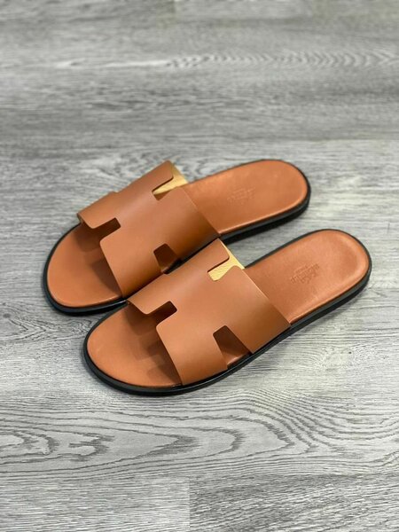 SANDALE HERMES EN CUIR