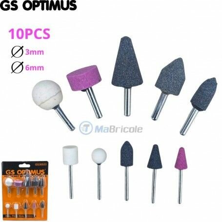 Set de 10 Meules Abrasives GS