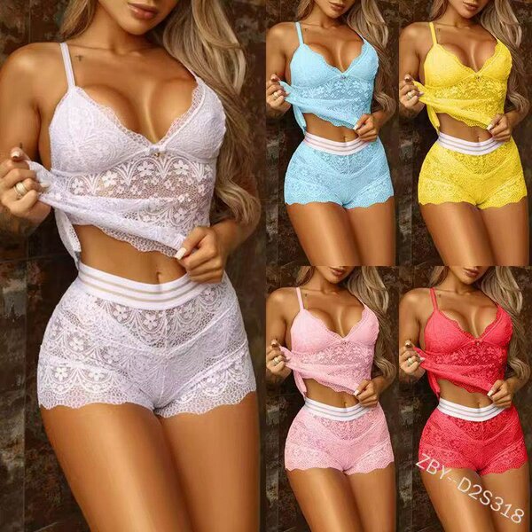 Ensemble lingerie en dentelle sexy