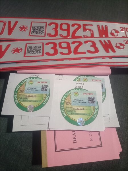 DV Plate With 1 Year Insurance