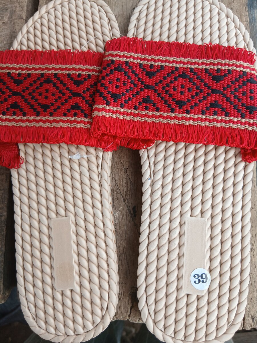 Sandales tissées bohèmes