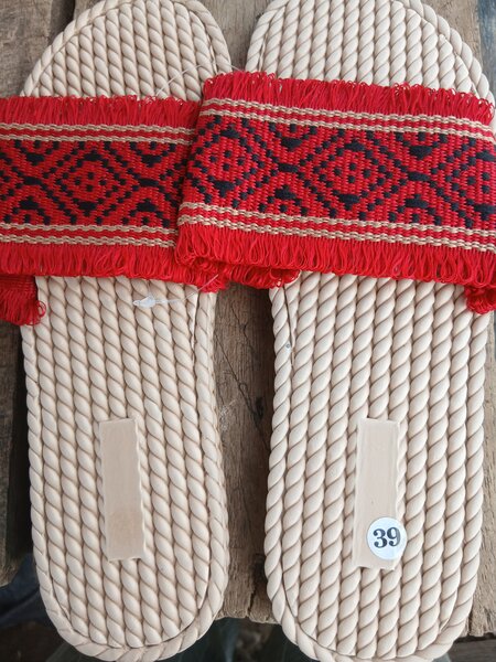 Sandales tissées bohèmes