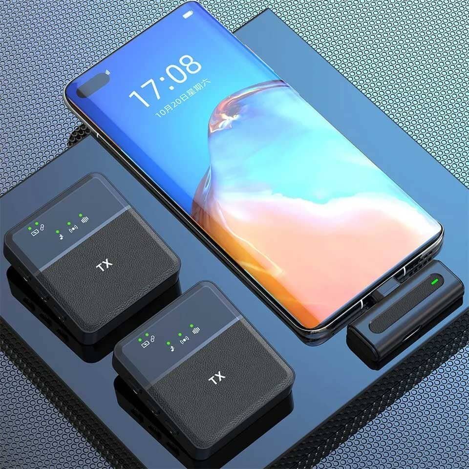 Microphone sans fil pour smartphone