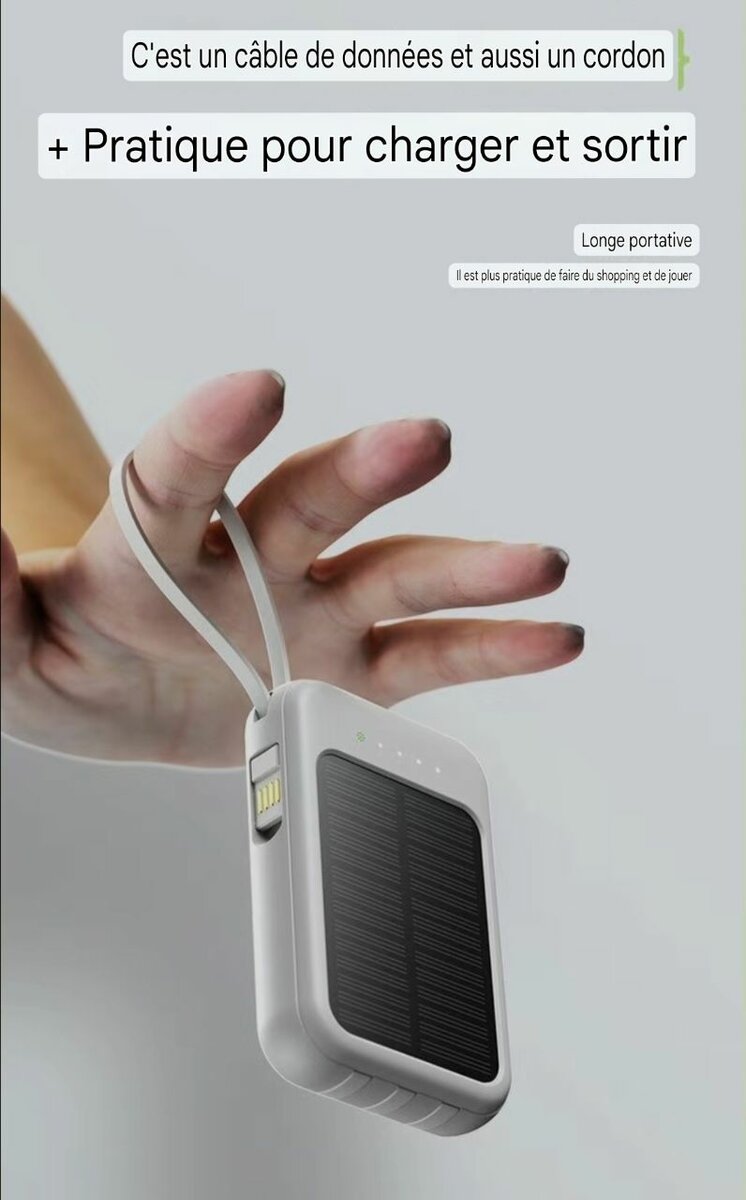 Batterie solaire 20000 Mah