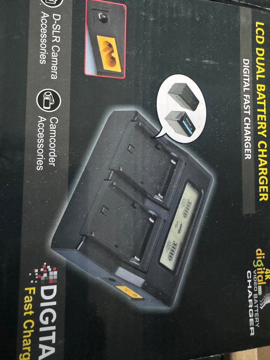 DuraPro Super Rapid Dual LCD Sony NP-F550 F570