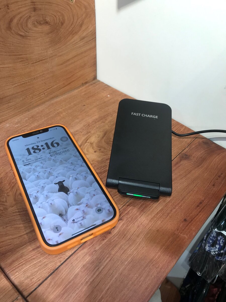 Wireless fast charger vertical