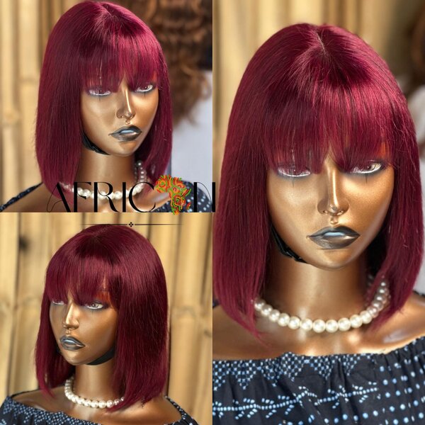 Perruque Bob avec Frange L12