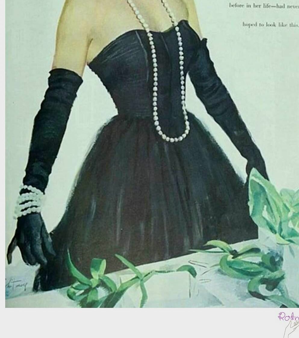 Gants noir pour soirée