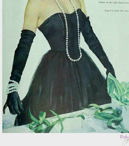 Gants noir pour soirée