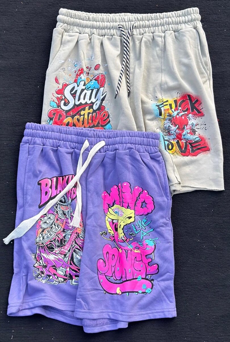 Shorts colorés imprimés