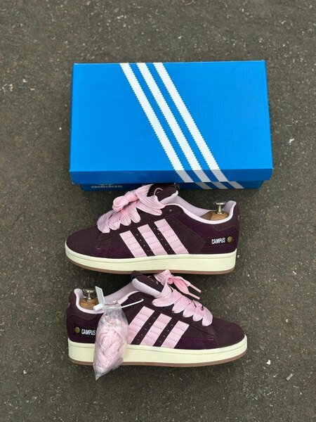 Baskets Campus violet et rose