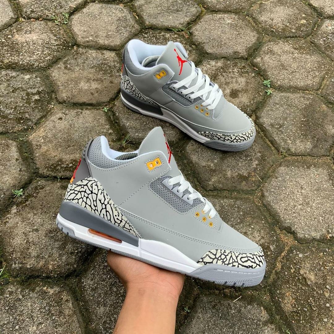 Chaussures Air Jordan 3 Retro Cool Grey