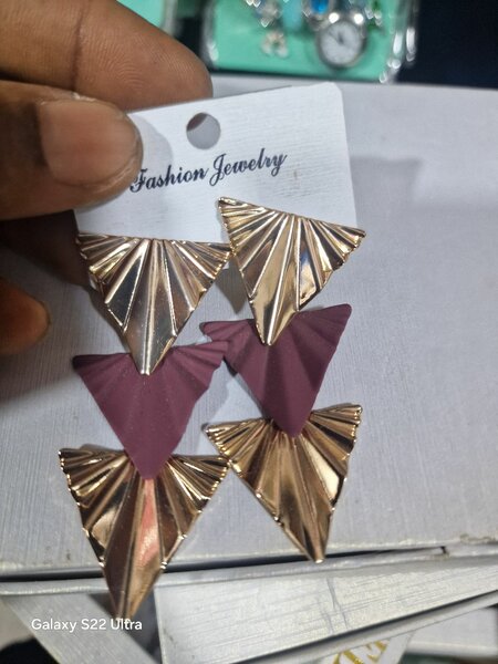 Boucles d'oreilles géométriques