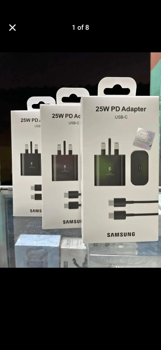 Samsung origina fast charger 25w c to c