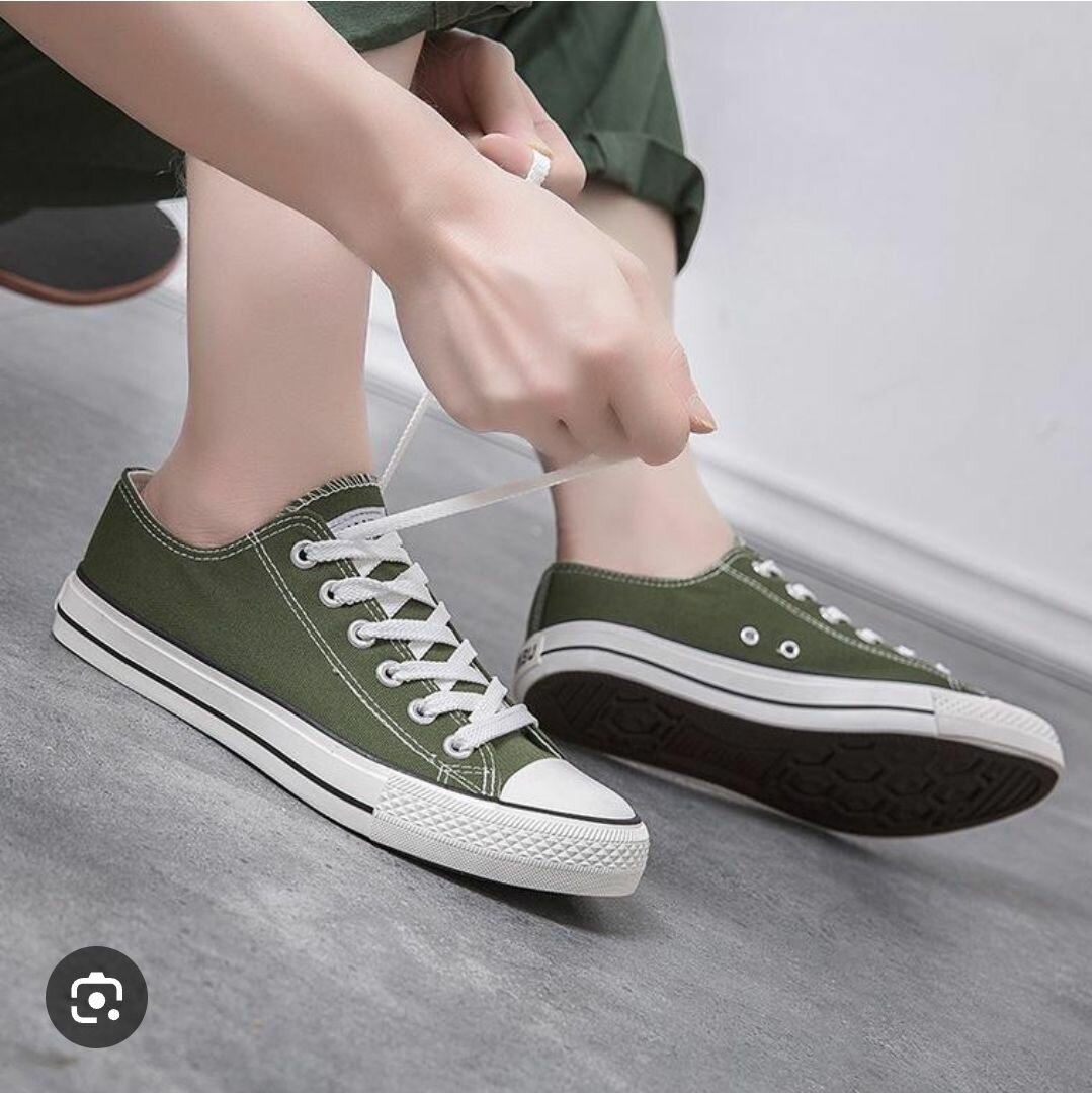 Converse All Star vert tréilli