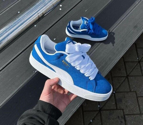 Baskets Puma Suede Bleues