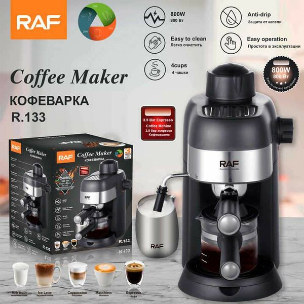 CAFETIÈRE RAF 800W Espresso