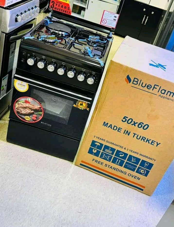 BLUE FLAME GAS BURNER WITH OVEN AND GRILL