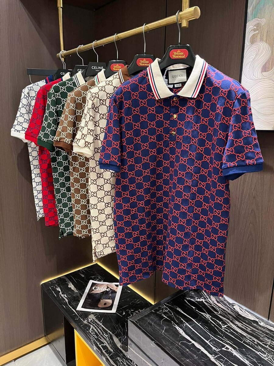 Polo de luxe imprimé