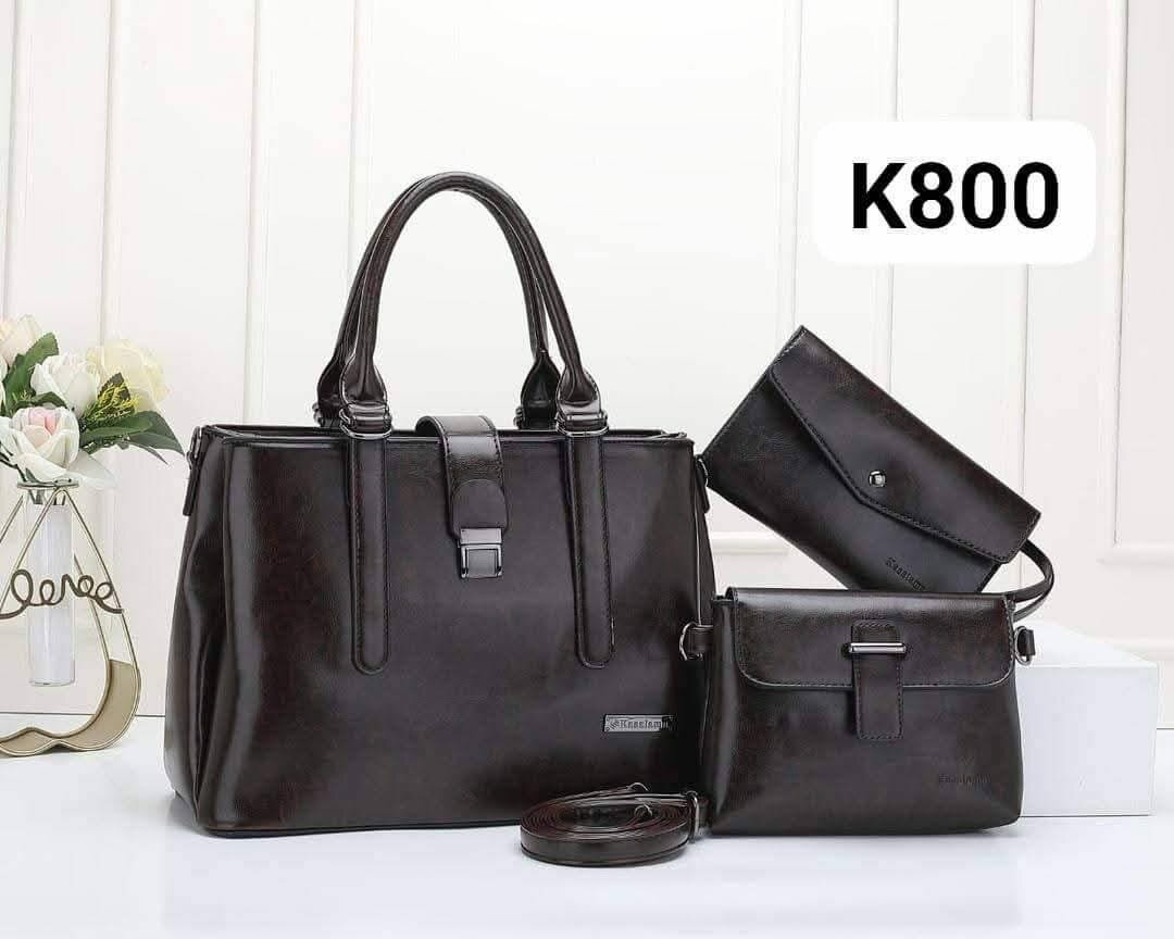 set of bags black