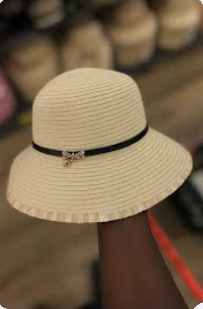 Chapeau d'été en paille élégant