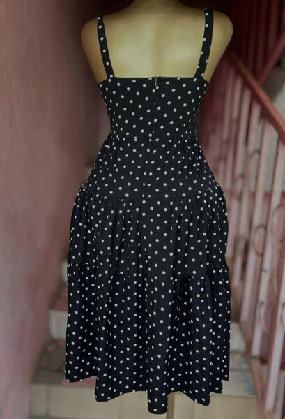 Robe longue rayée élégante