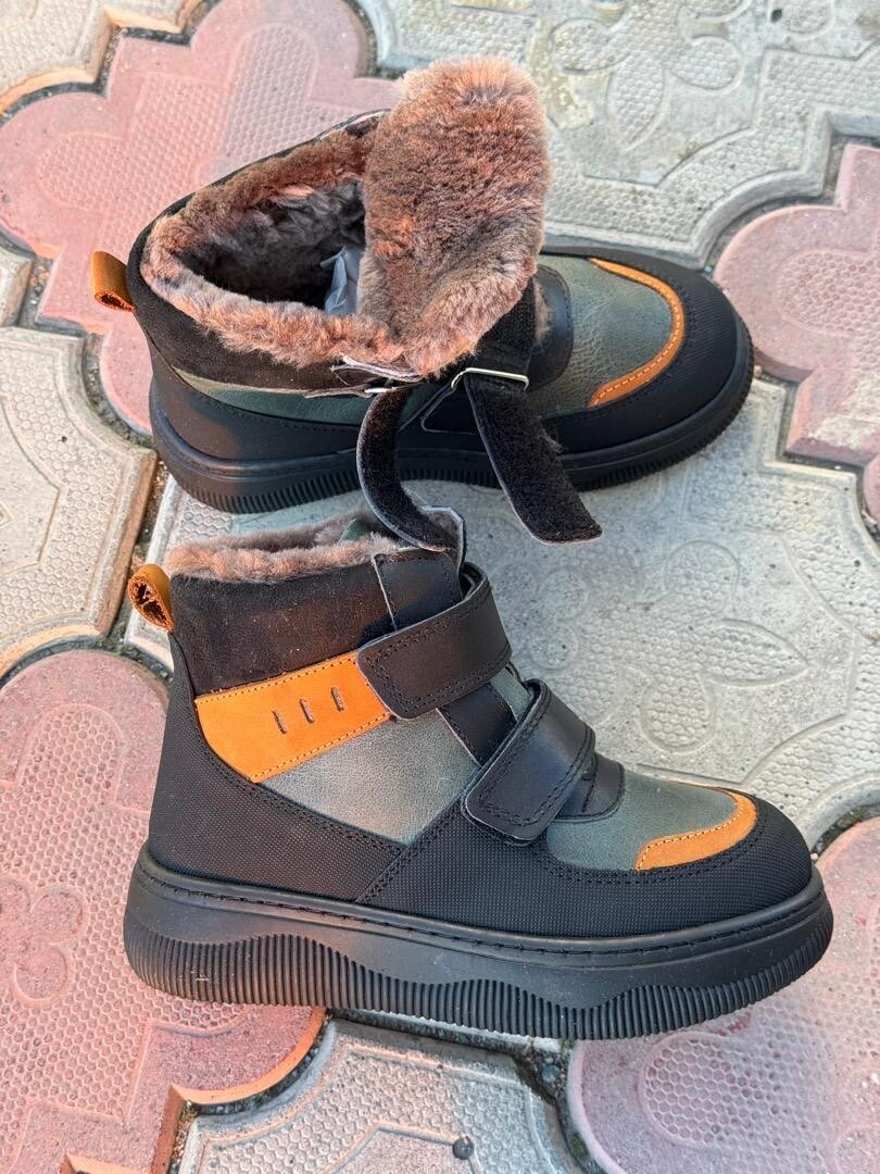 Кожанные ботинки