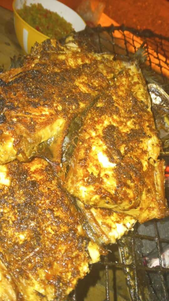 Barbecue de poisson épicé