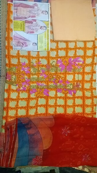 3pc Lawn embroidery