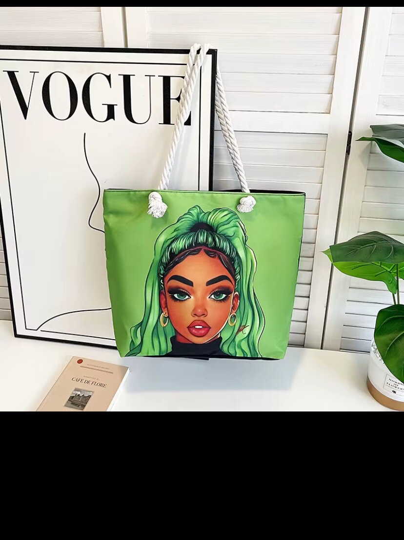 Sac en toile artistique