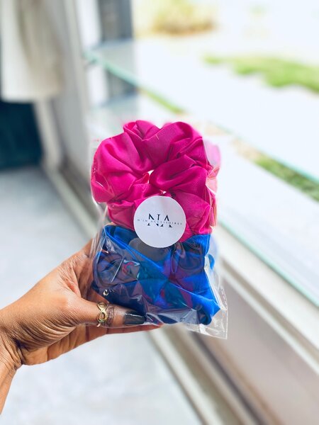 Chouchous Satinés colorés