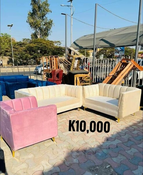 A set of beautiful and soft home furniture