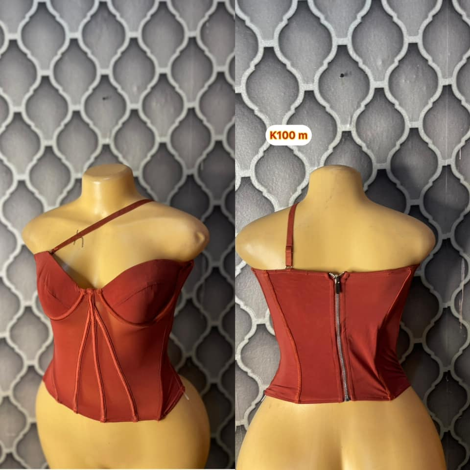 Beautiful thrifted corset tops and tops 