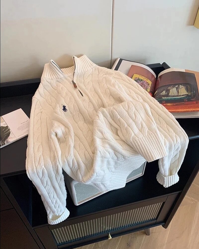 Белый свитер Polo