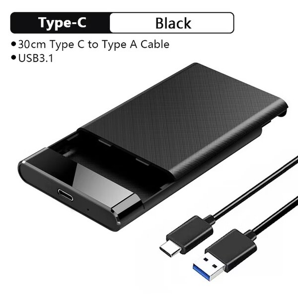 2.5-inch Tool-free Mobile Hard Disk Box USB 3.1 Notebook