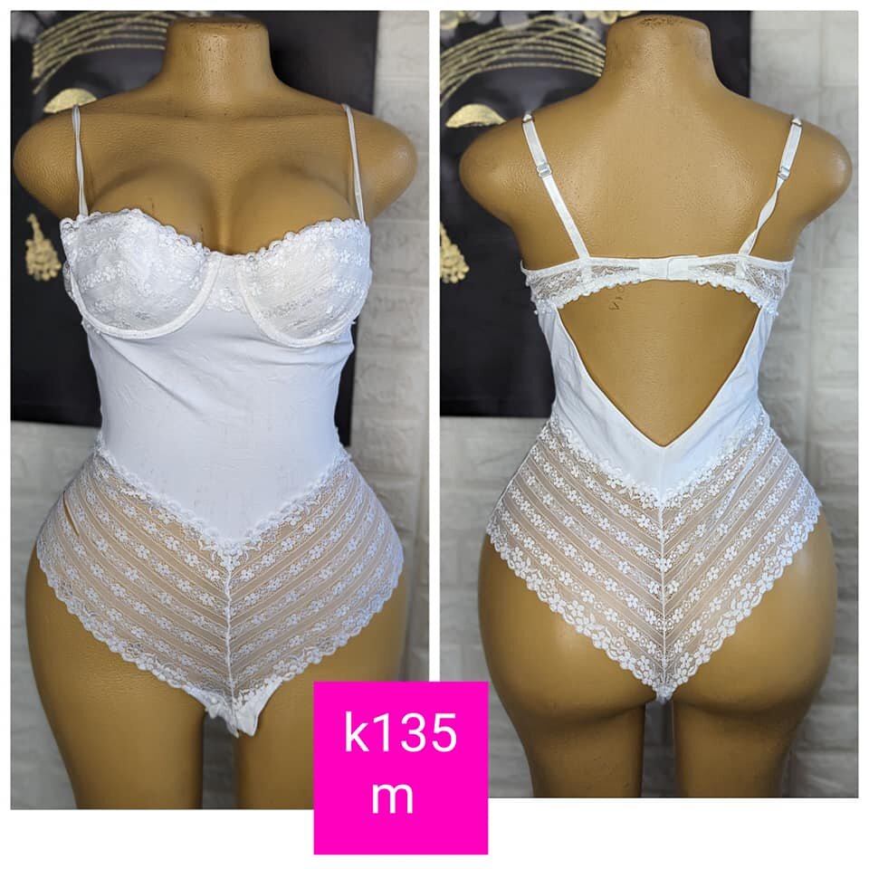 Beautiful and stylish women's bodysuit white