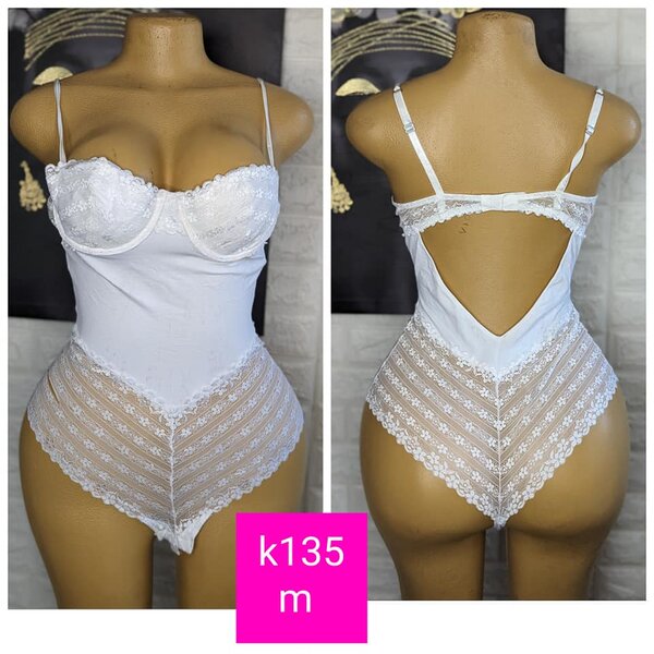 Beautiful and stylish women's bodysuit white